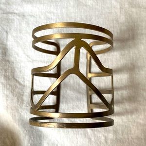 Brass cuff bracelet